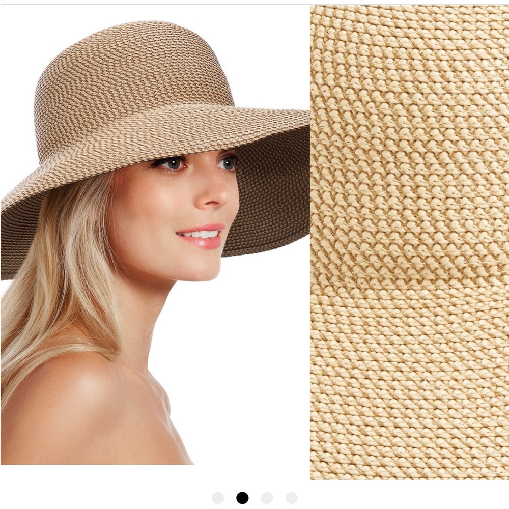 - ERIC JAVITS NEW Hampton' Straw Sun Hat